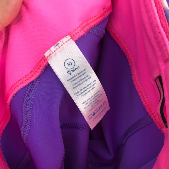 Unique Ivivva by Lululemon crop leggings - Picture 10 of 12